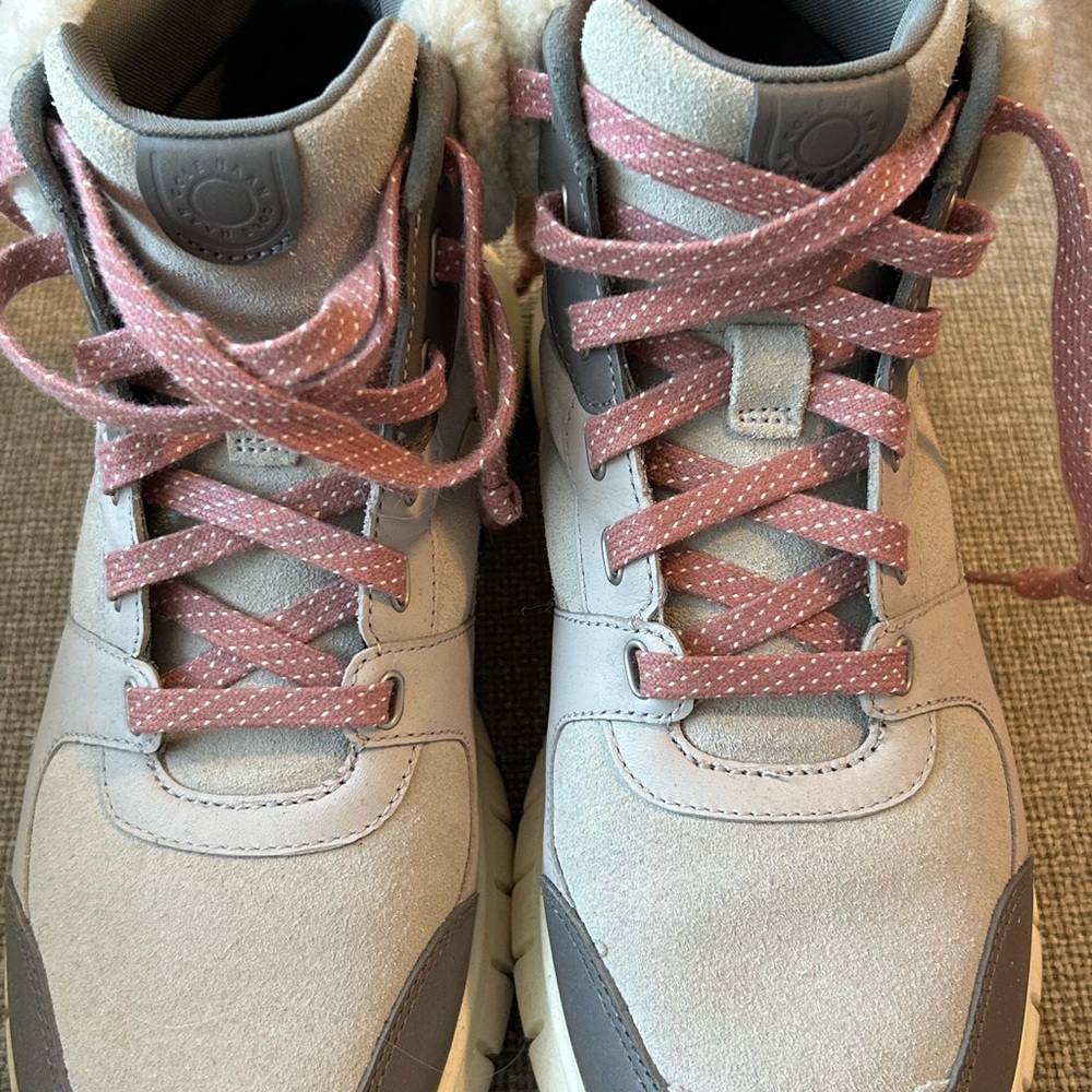 Cole Haan ZeroGrand Stylish Sneakers with Pink Laces